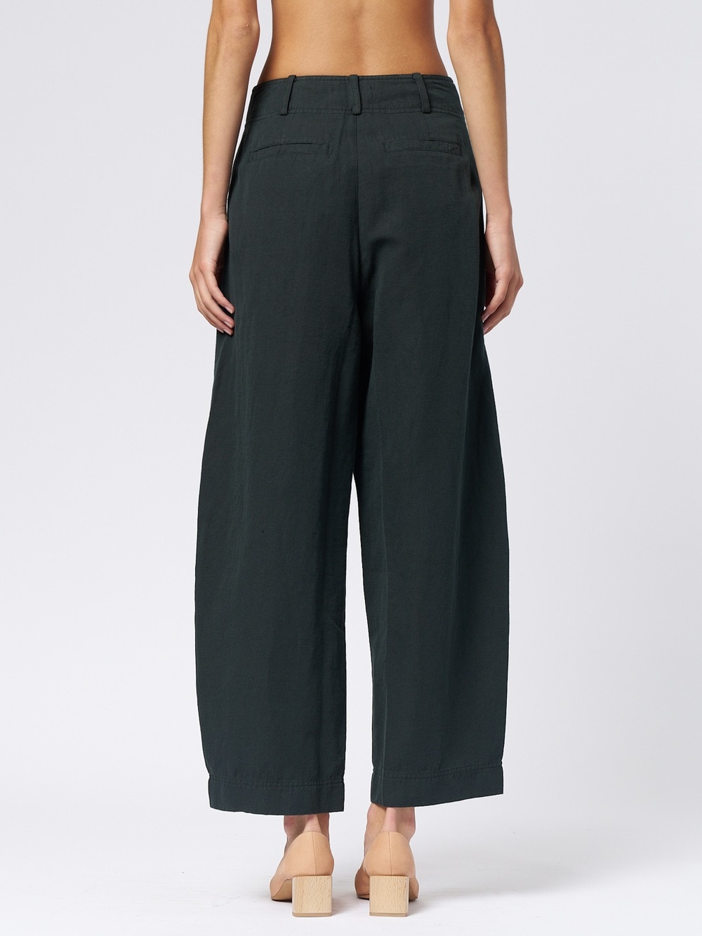 Apiece Apart Bari Crop Trouser - Forest - Picture 2 of 11